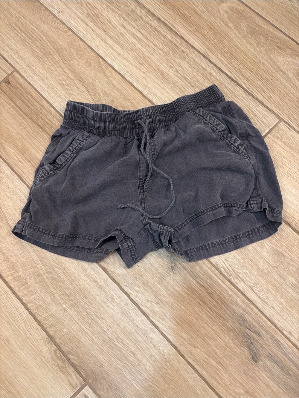 Splendid Charcoal Drawstring Athletic Shorts